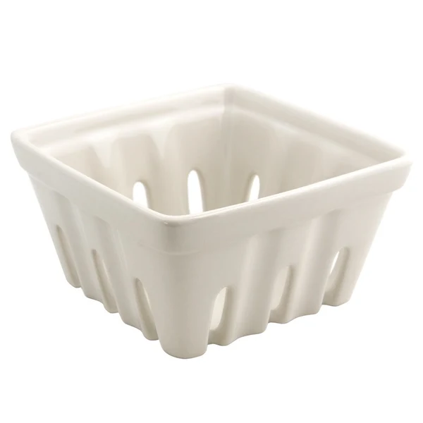 Berry Basket in White