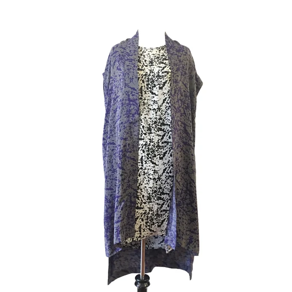 H. Fredriksson Long Kimono in Purple Pollock