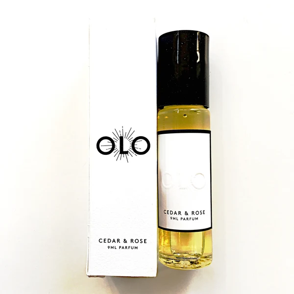 Cedar + Rose Roll On Fragrance by OLO
