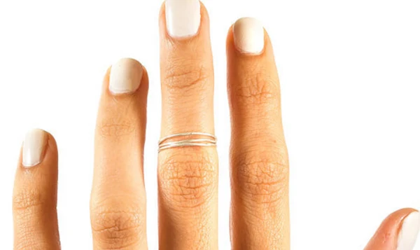 Silver Threadbare Stacking Ring