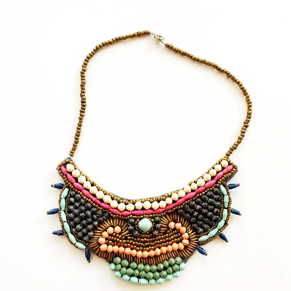 Beaded Bib Necklace